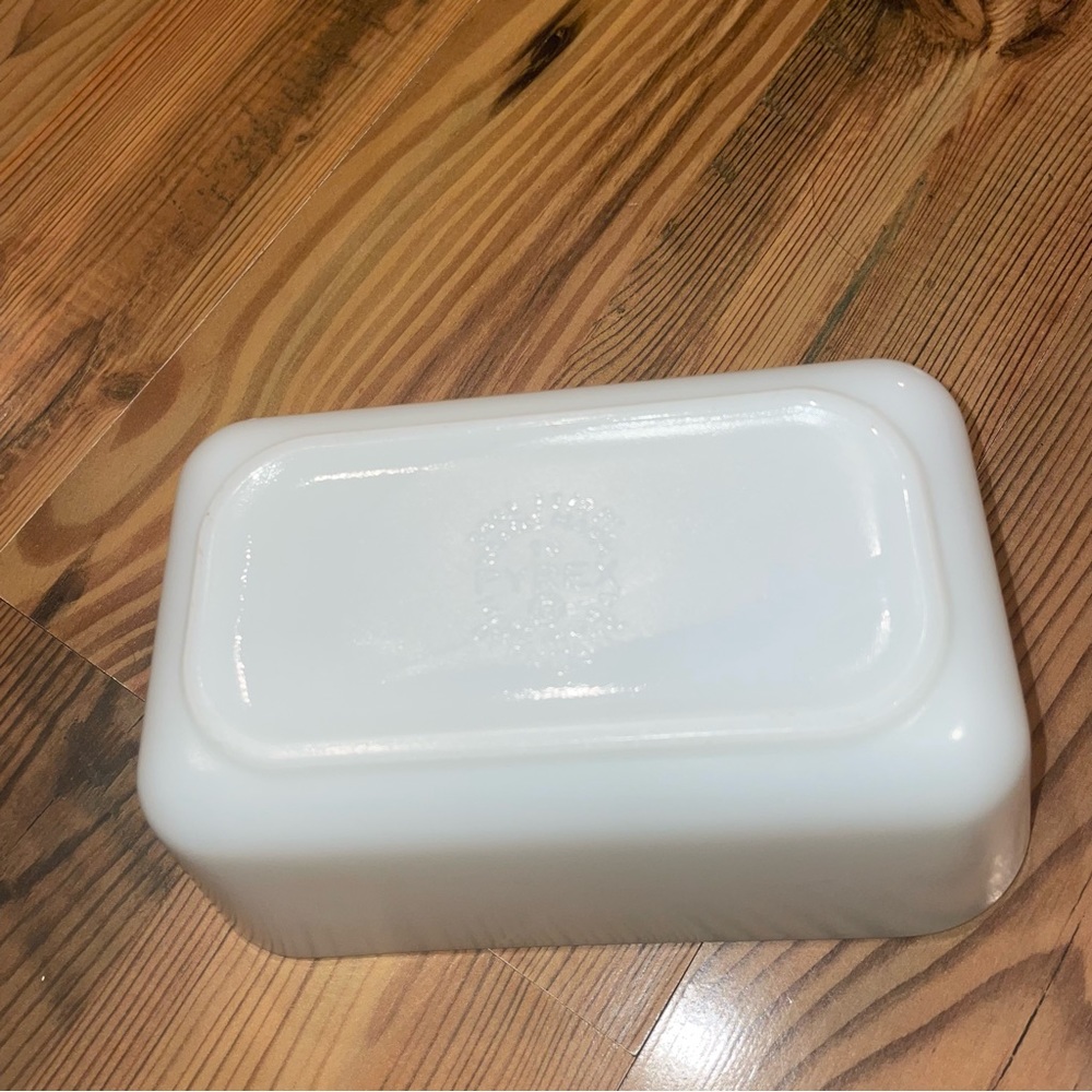 SOLD Pyrex Early American 0502 1 1/2 Pt Fridgie Fridge Rectangle Storage 502 - Picture 14 of 14